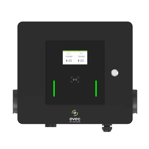 evec EDW01 vecSPRINT 2 x 7.4kW dual socket wall charger